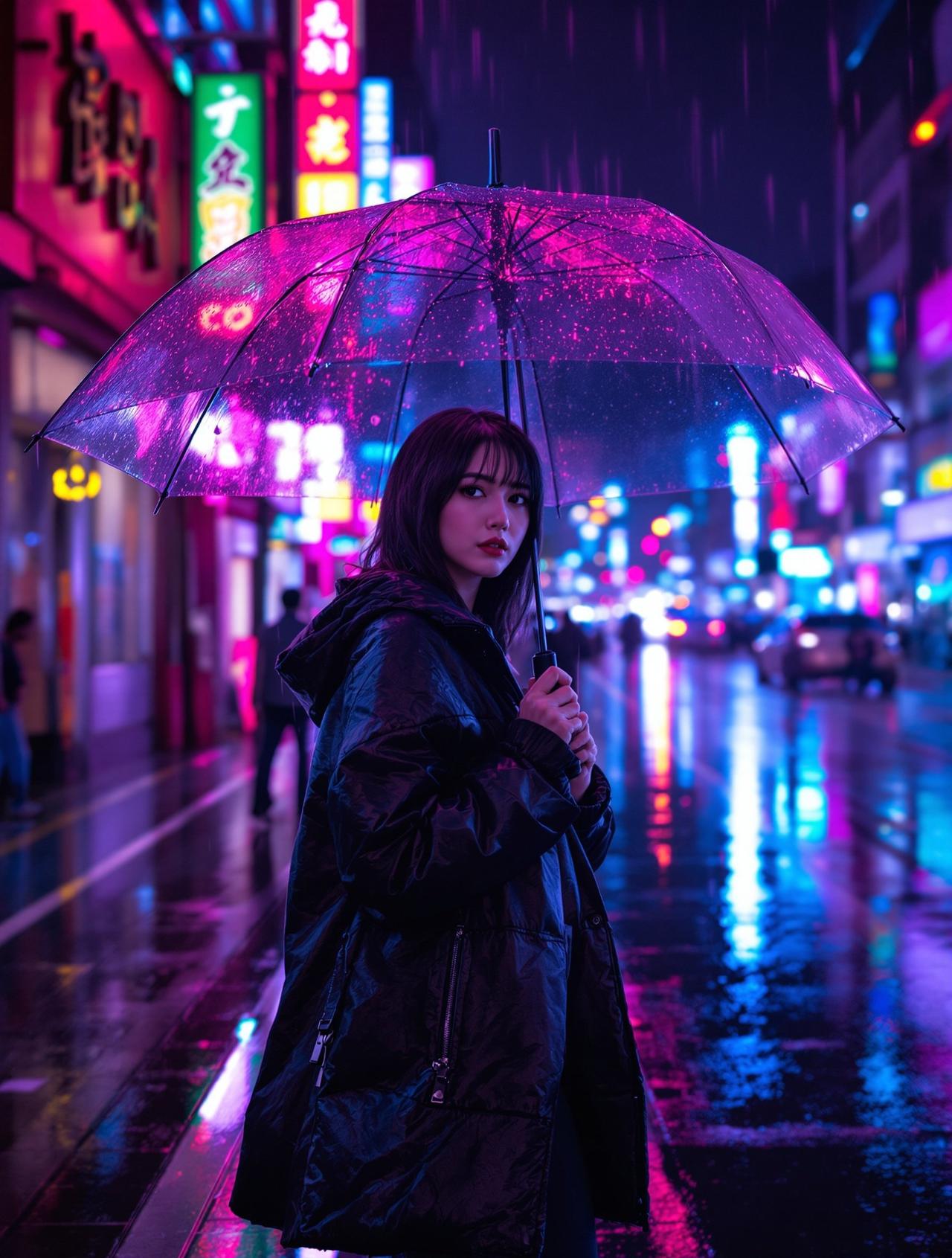繁华都市的街拍瞬间
